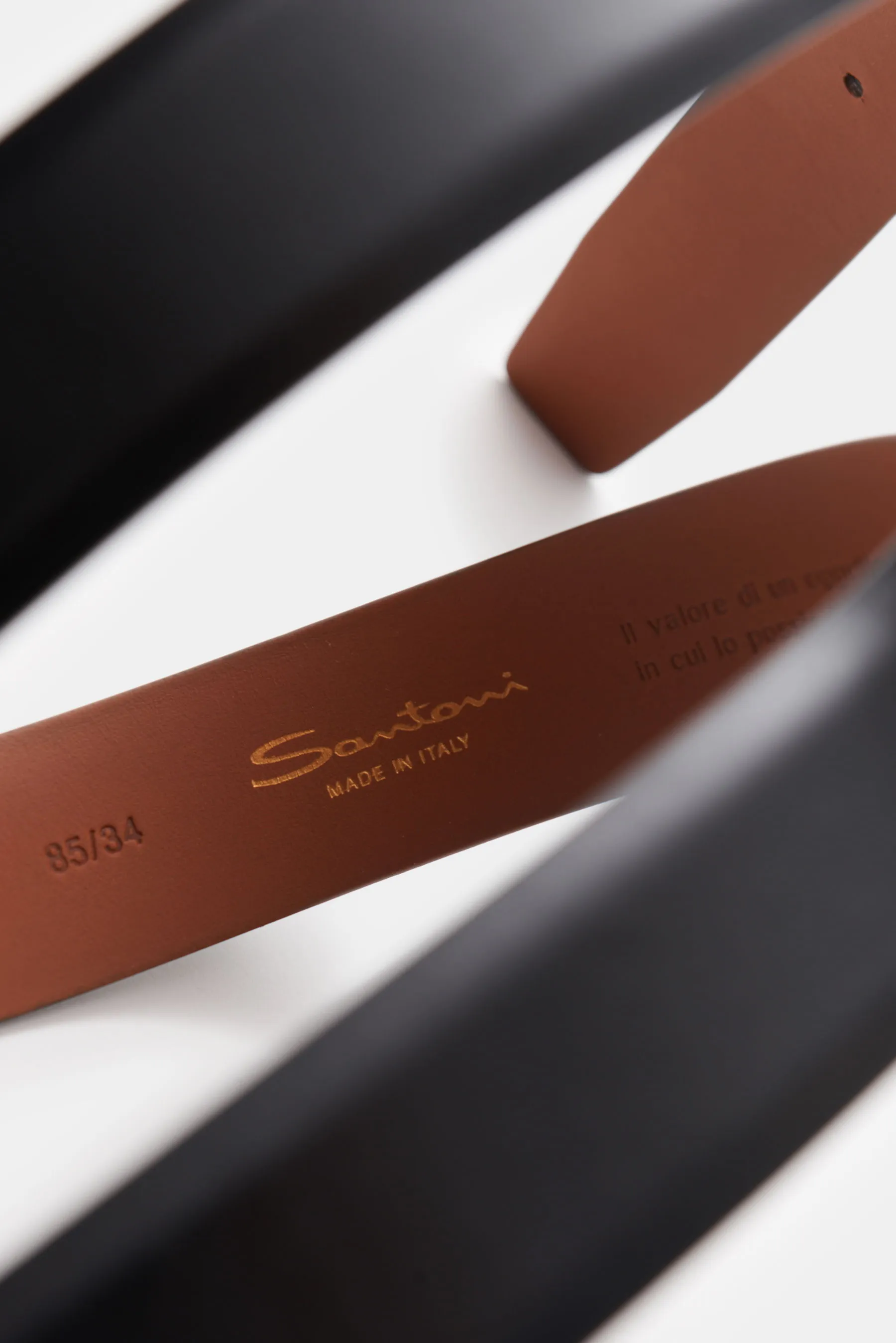 Santoni - Herren - Gürtel schwarz – Bild 3