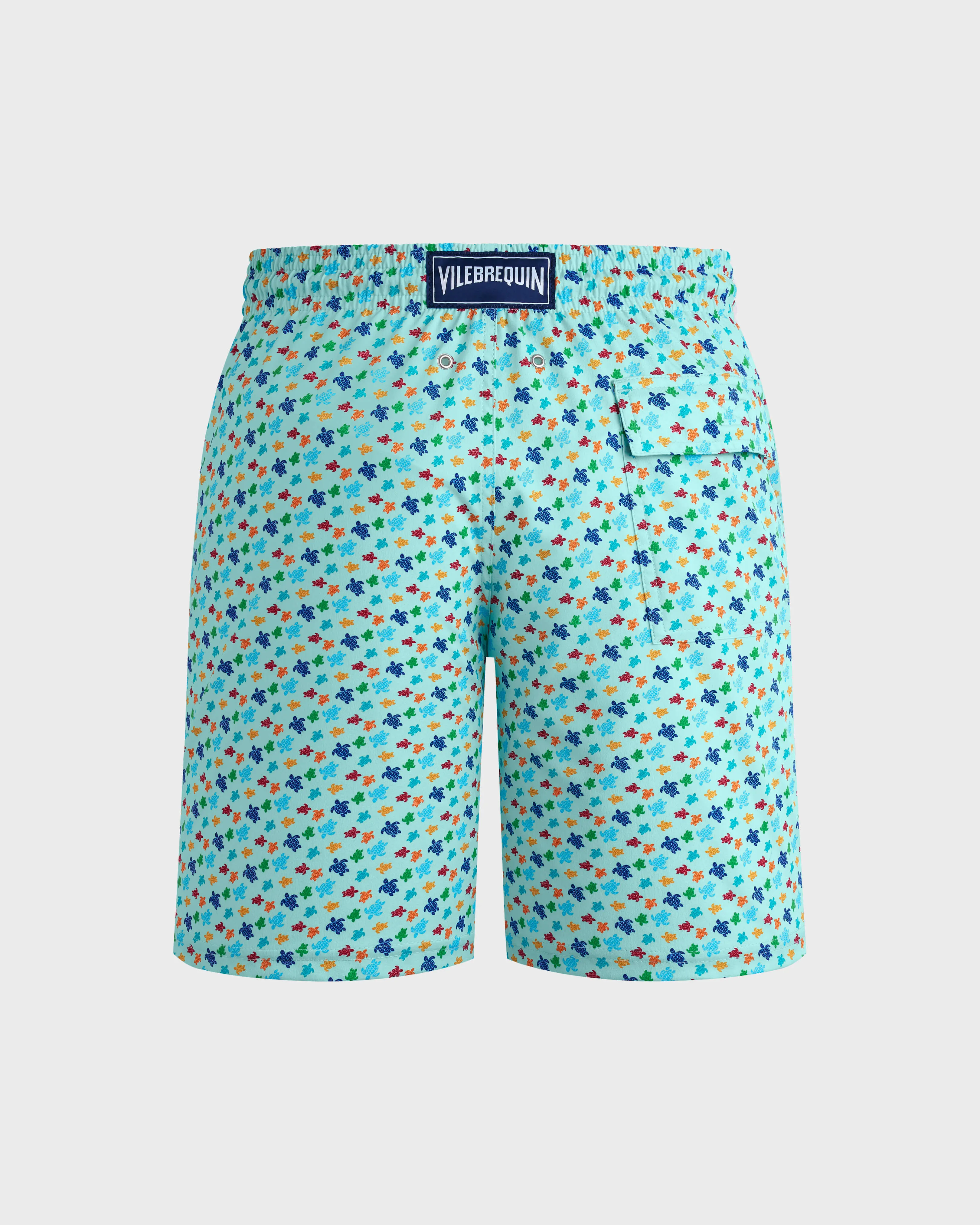 Vilebrequin - Lange Micro Ronde Des Tortues Rainbow Stretch-badeshorts Für Herren - Bademode - Okorise - Blau - Größe XXL – Bild 2