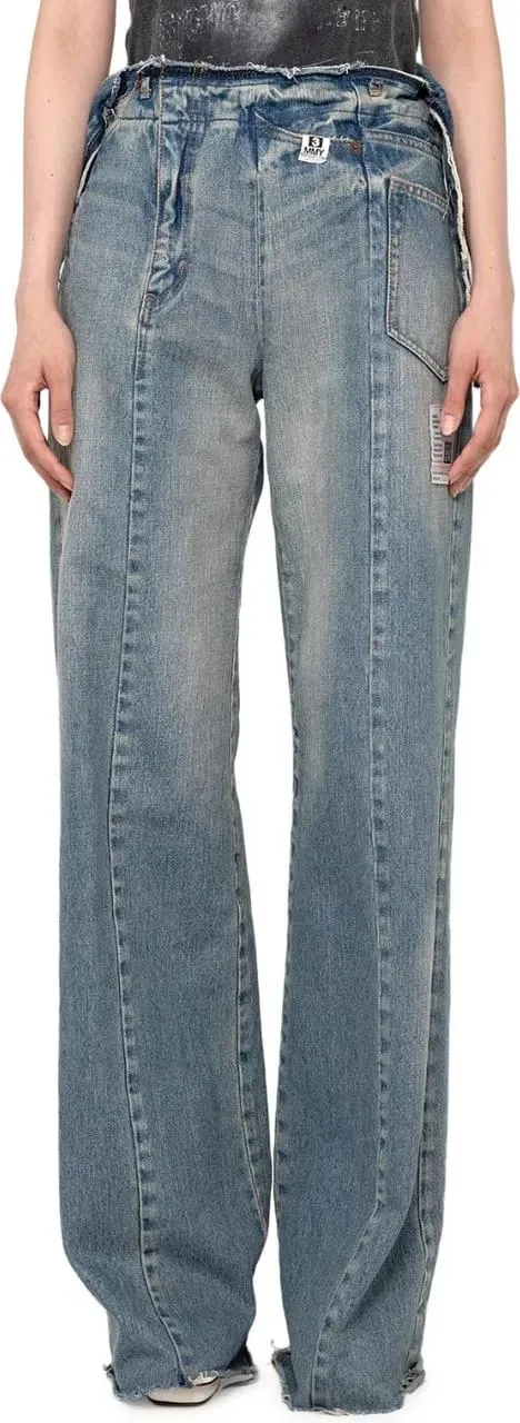 Maison Mihara Yasuhiro - Reconstructed Denim Pants - Größe 42 - blue Maison Mihara Yasuhiro - Reconstructed Denim Pants - Größe 42 - blue