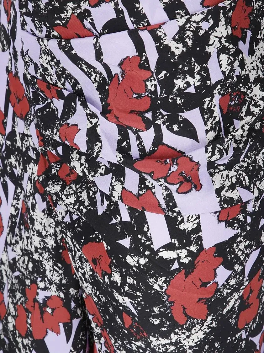 Colville - Luxurious Silk Printed Skirt - Größe 42 - bunt – Bild 2