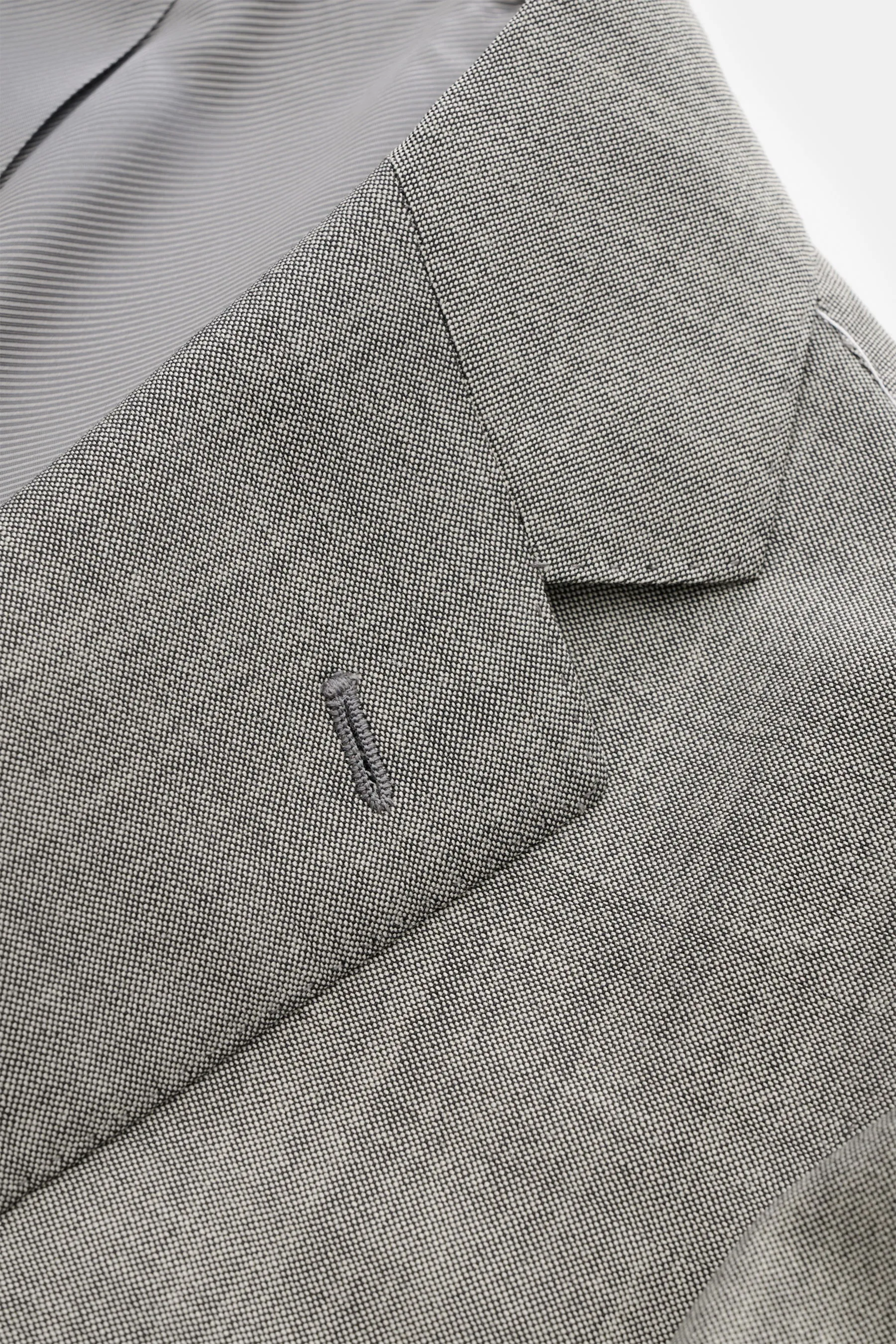 Stile Latino - Herren - Anzug 'Vincenzo' grau meliert – Bild 4