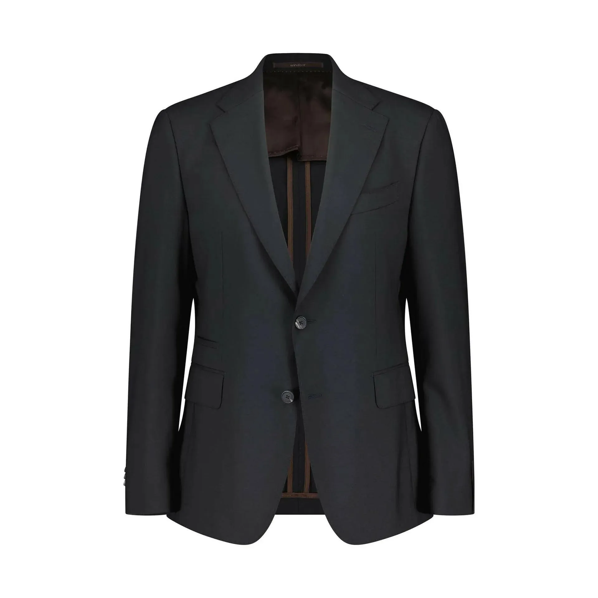 windsor. - Sakko Sono aus Schurwolle - Größe 58 - schwarz – Bild 4