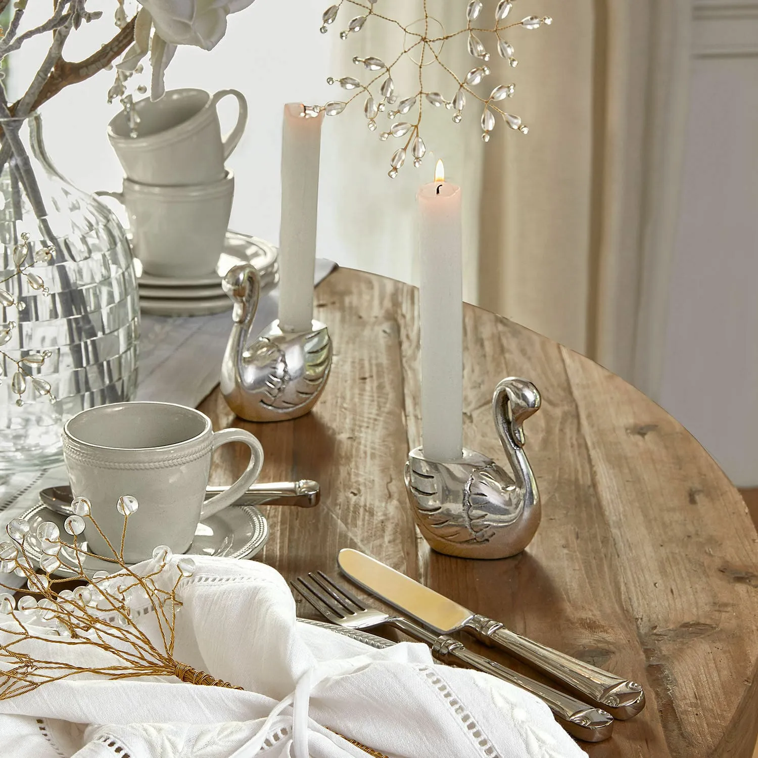 Kerzenhalter 2er Set Zaymara – Bild 4