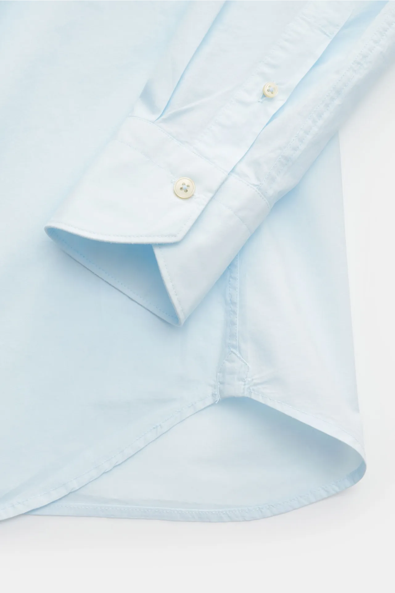 BRAUN Hamburg Essentials - Herren - Casual Hemd Haifisch-Kragen hellblau – Bild 3