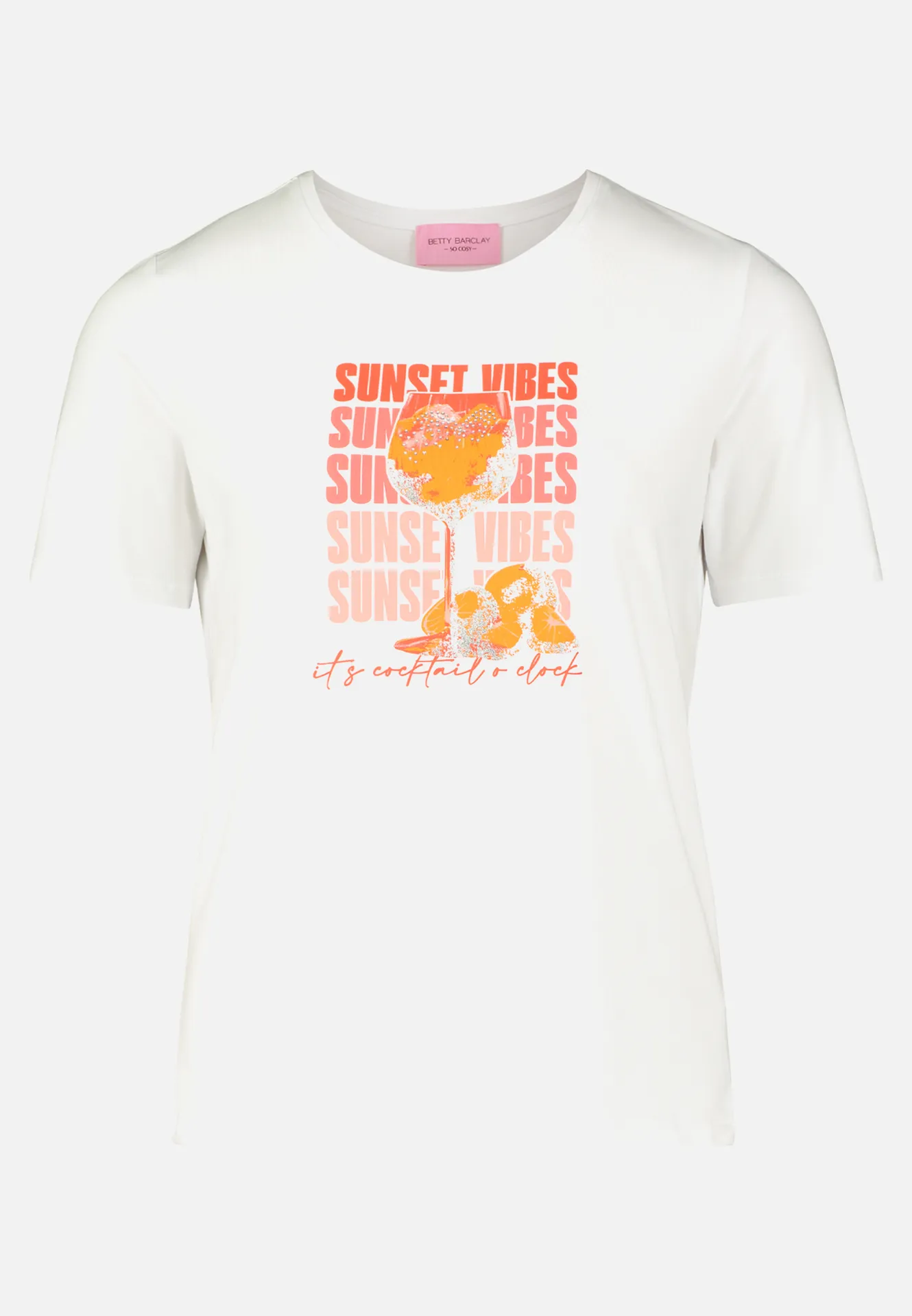 Basic Shirt mit Aufdruck – Bild 3