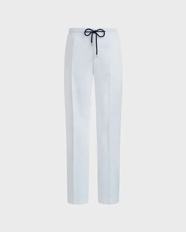 Vilebrequin - Solid Hose Aus Baumwolle Und Tencel Für Herren - Jeanshose - Clemence - Weiss - Größe 38 Vilebrequin - Solid Hose Aus Baumwolle Und Tencel Für Herren - Jeanshose - Clemence - Weiss - Größe 38