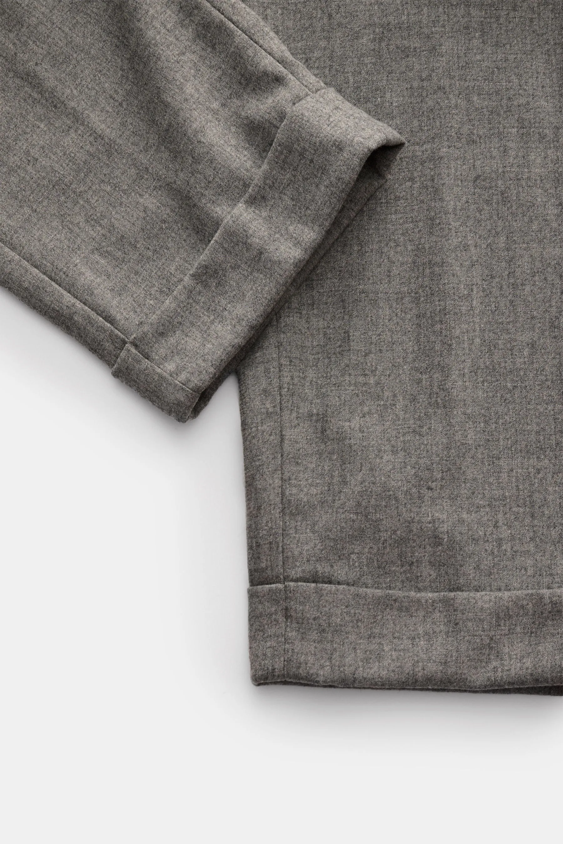 Marco Pescarolo - Herren - Woll-Jogpants 'Manu' grau meliert – Bild 5