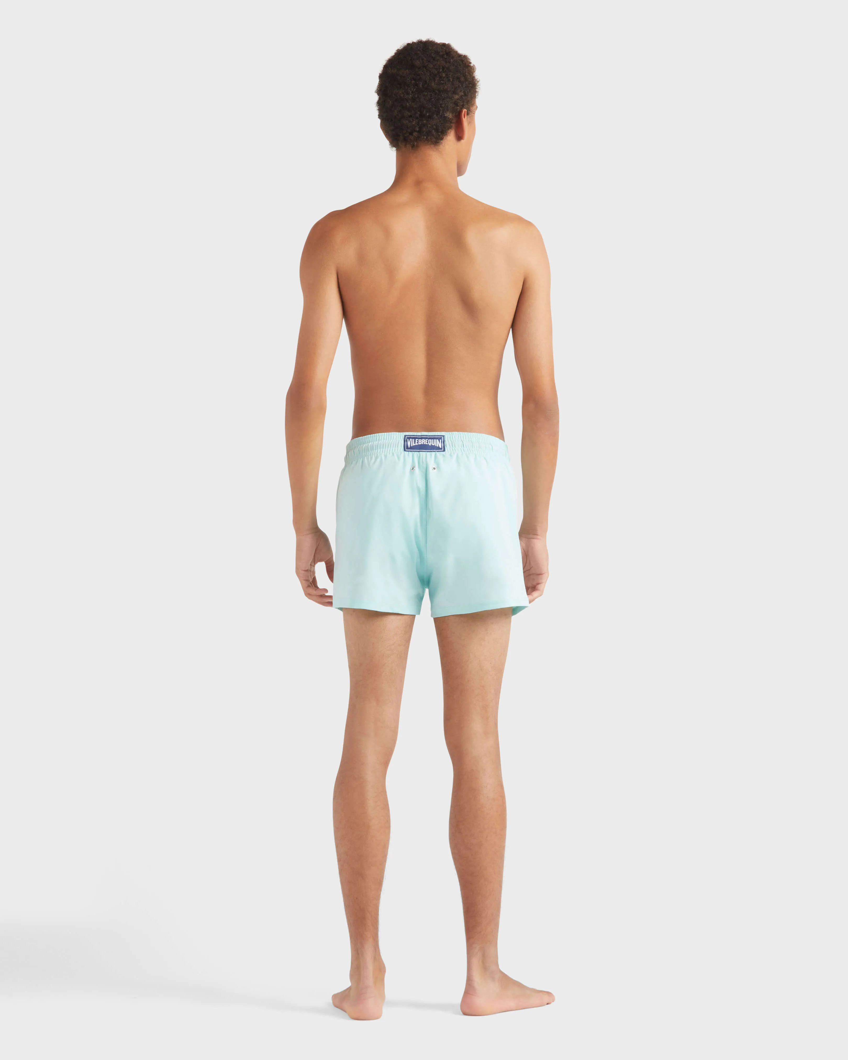 Vilebrequin - Kurze Und Figurbetonte Einfarbige Stretch-bademode Für Herren - Bademode - Man - Blau - Größe XS – Bild 4