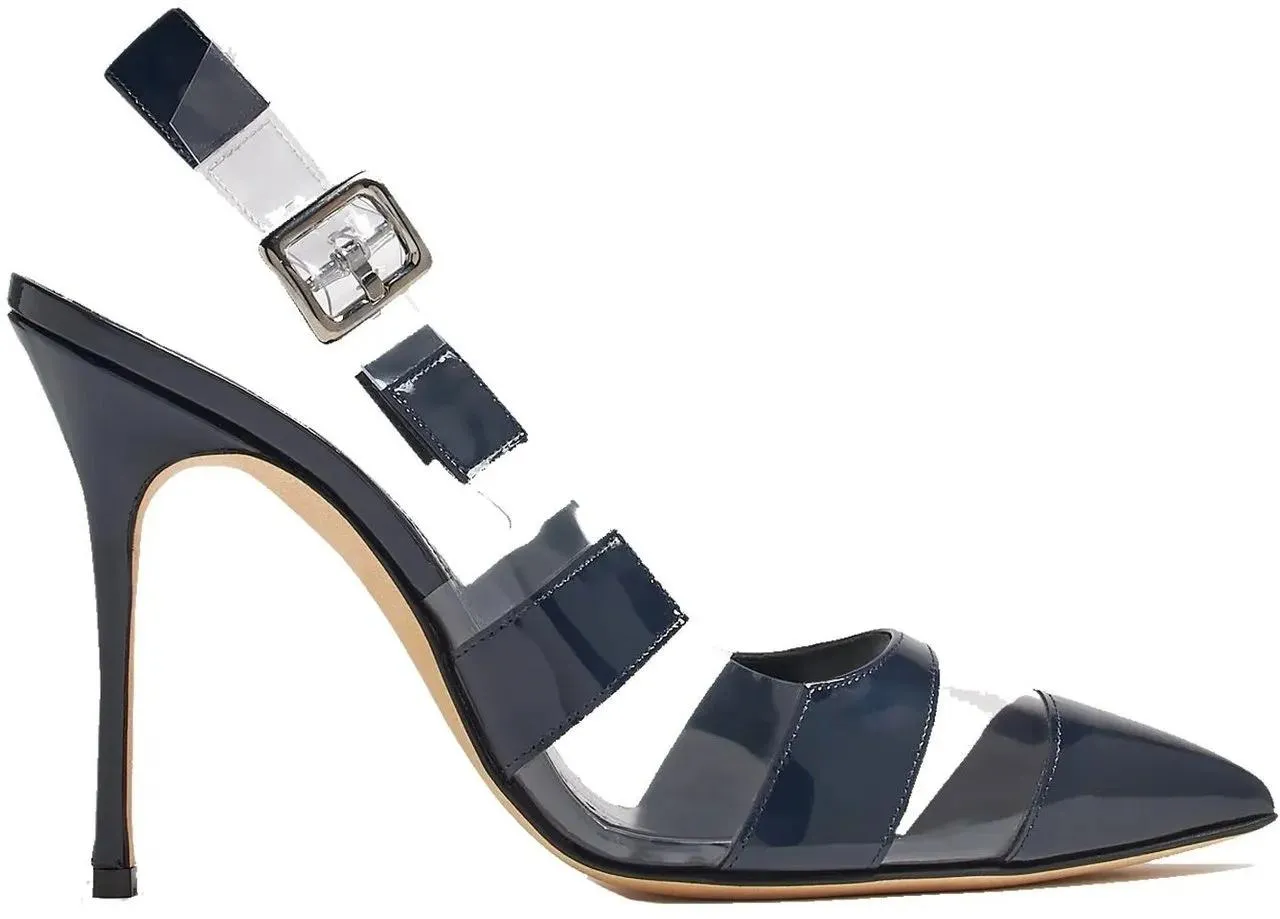 Manolo Blahnik - Manolo Blahnik Uxra 105 Pumps - Größe 40 - blue Manolo Blahnik - Manolo Blahnik Uxra 105 Pumps - Größe 40 - blue