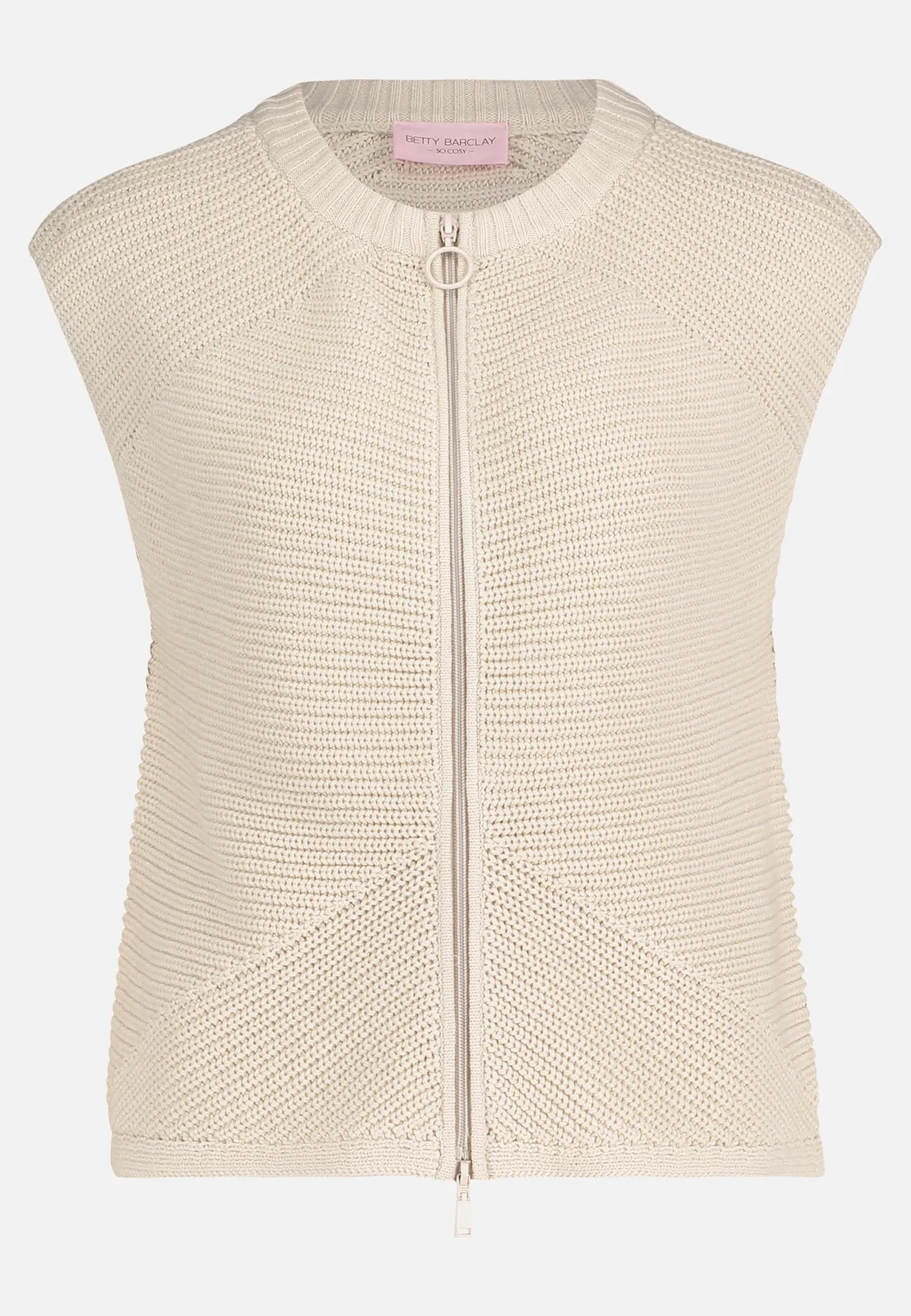 Grobstrickjacke ohne Arm – Bild 3