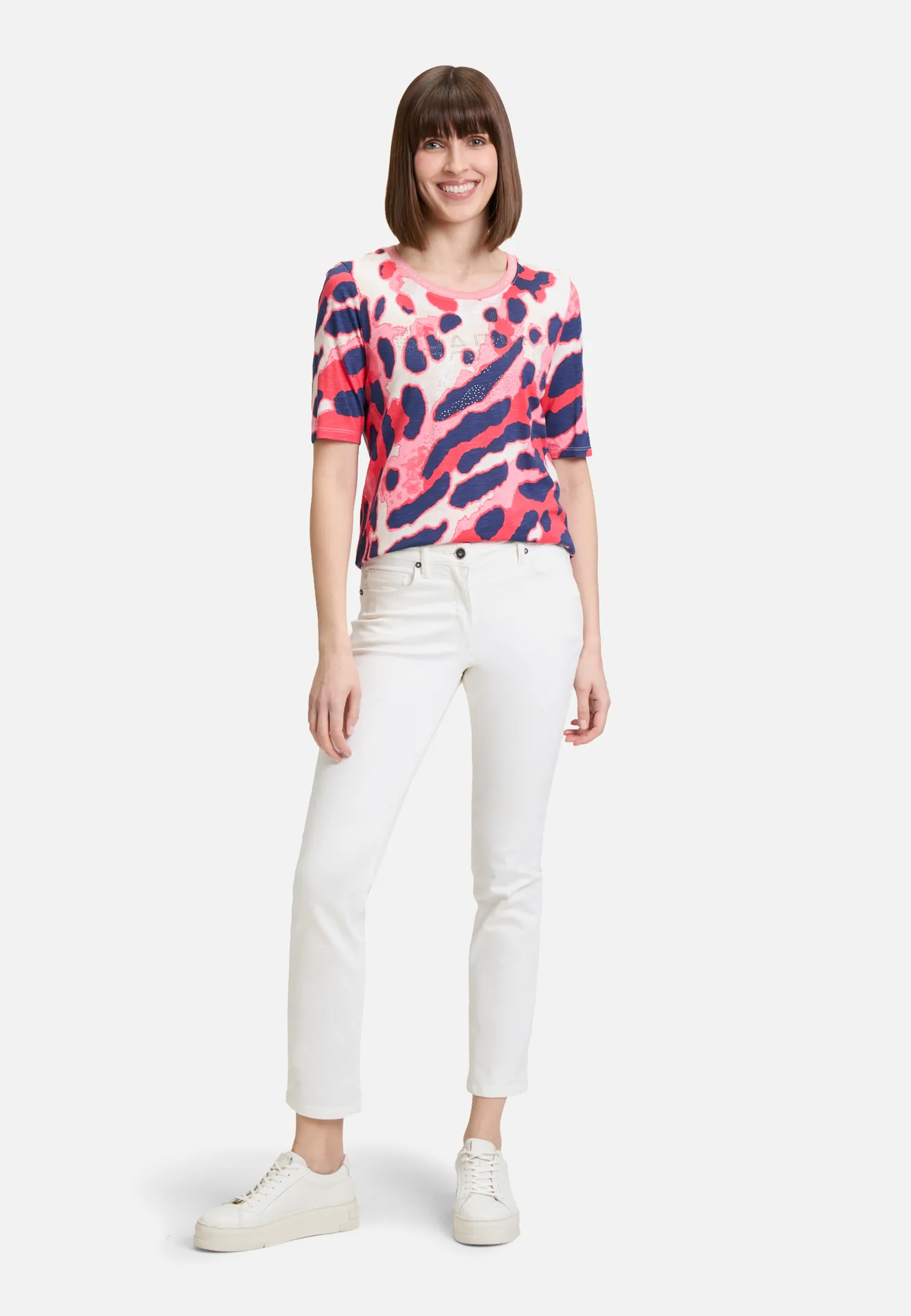 Basic Shirt mit Print – Bild 2