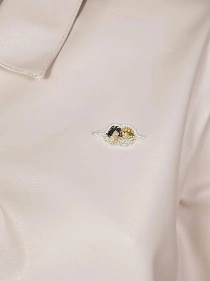 Fiorucci - Short-Sleeved Polo Shirt With Classic Collar - Größe 40 - pink – Bild 2