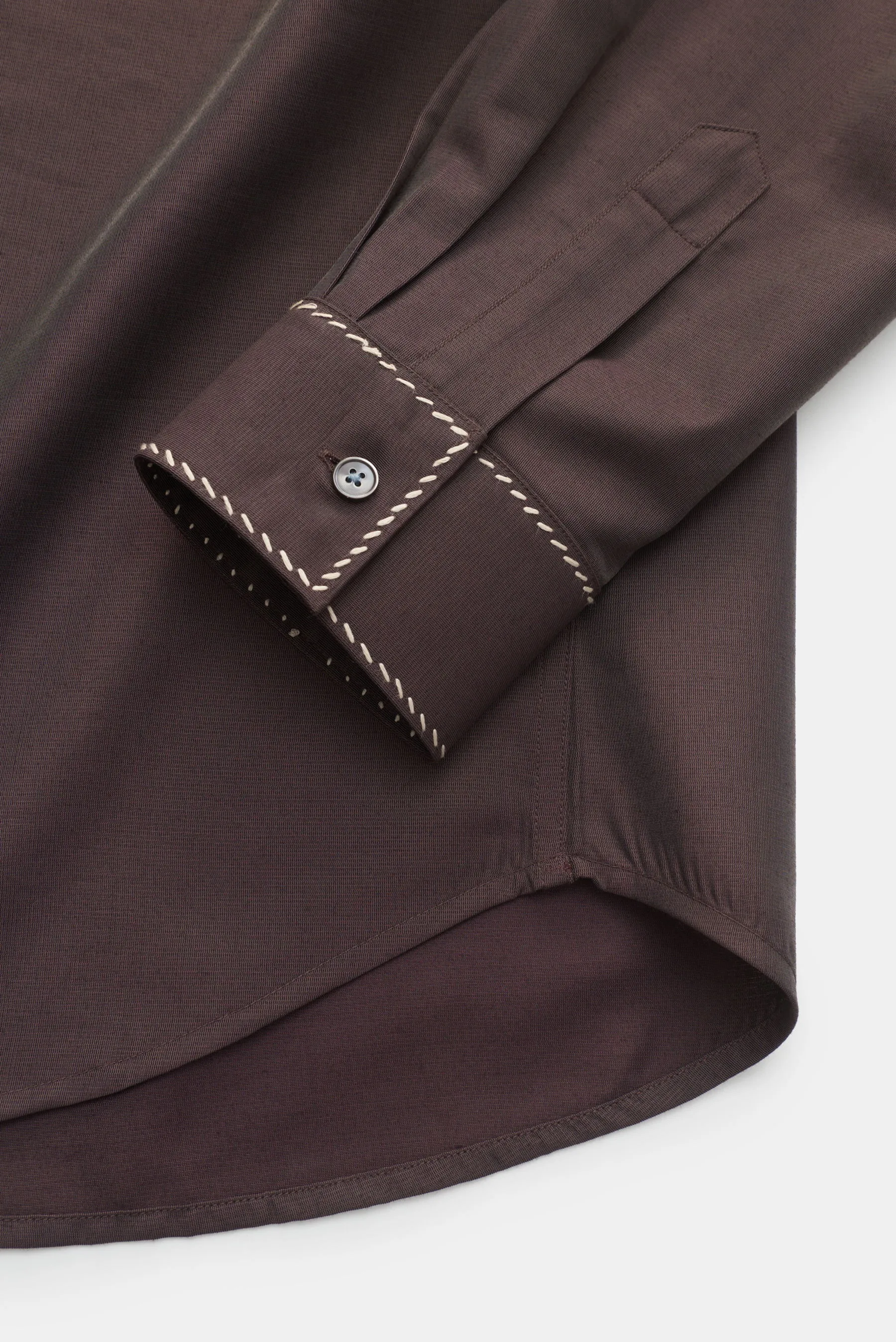 Paul Smith - Herren - Casual Hemd Kent-Kragen dunkelbraun – Bild 3