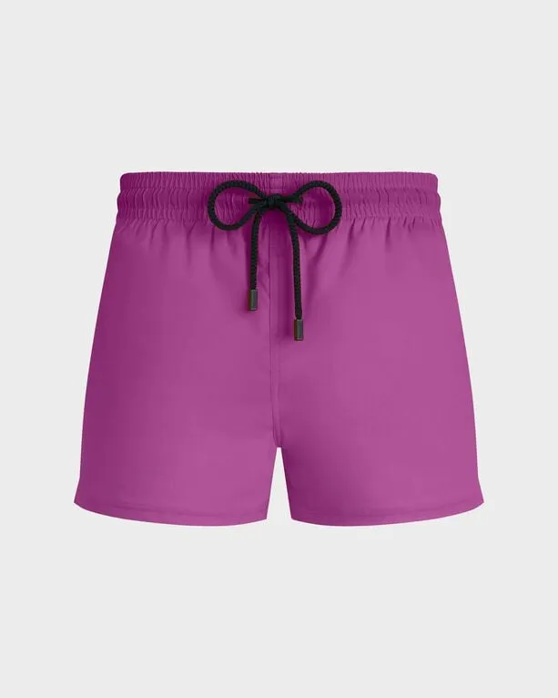 Vilebrequin - Kurze Und Figurbetonte Einfarbige Stretch-bademode Für Herren - Bademode - Man - Rosa - Größe L Vilebrequin - Kurze Und Figurbetonte Einfarbige Stretch-bademode Für Herren - Bademode - Man - Rosa - Größe L