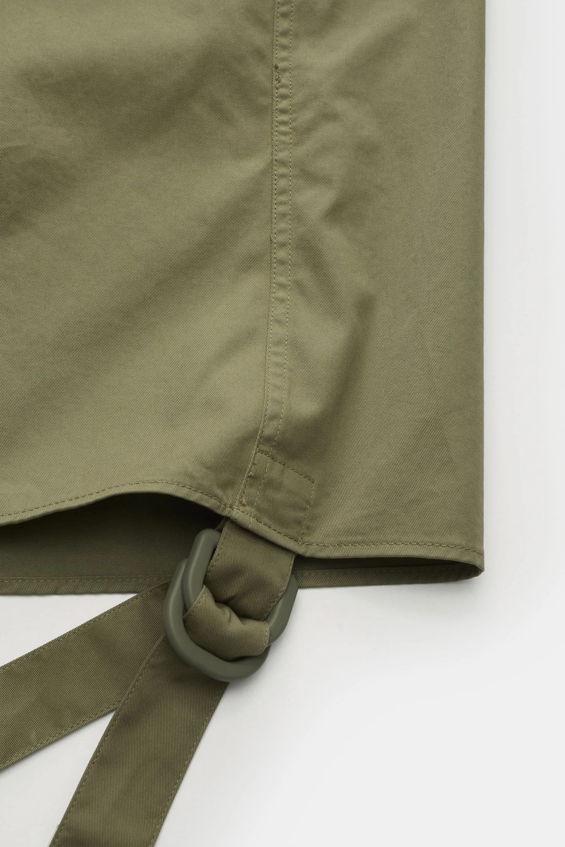 Helmut Lang - Herren - Kurzarmhemd schmaler Kragen oliv – Bild 3