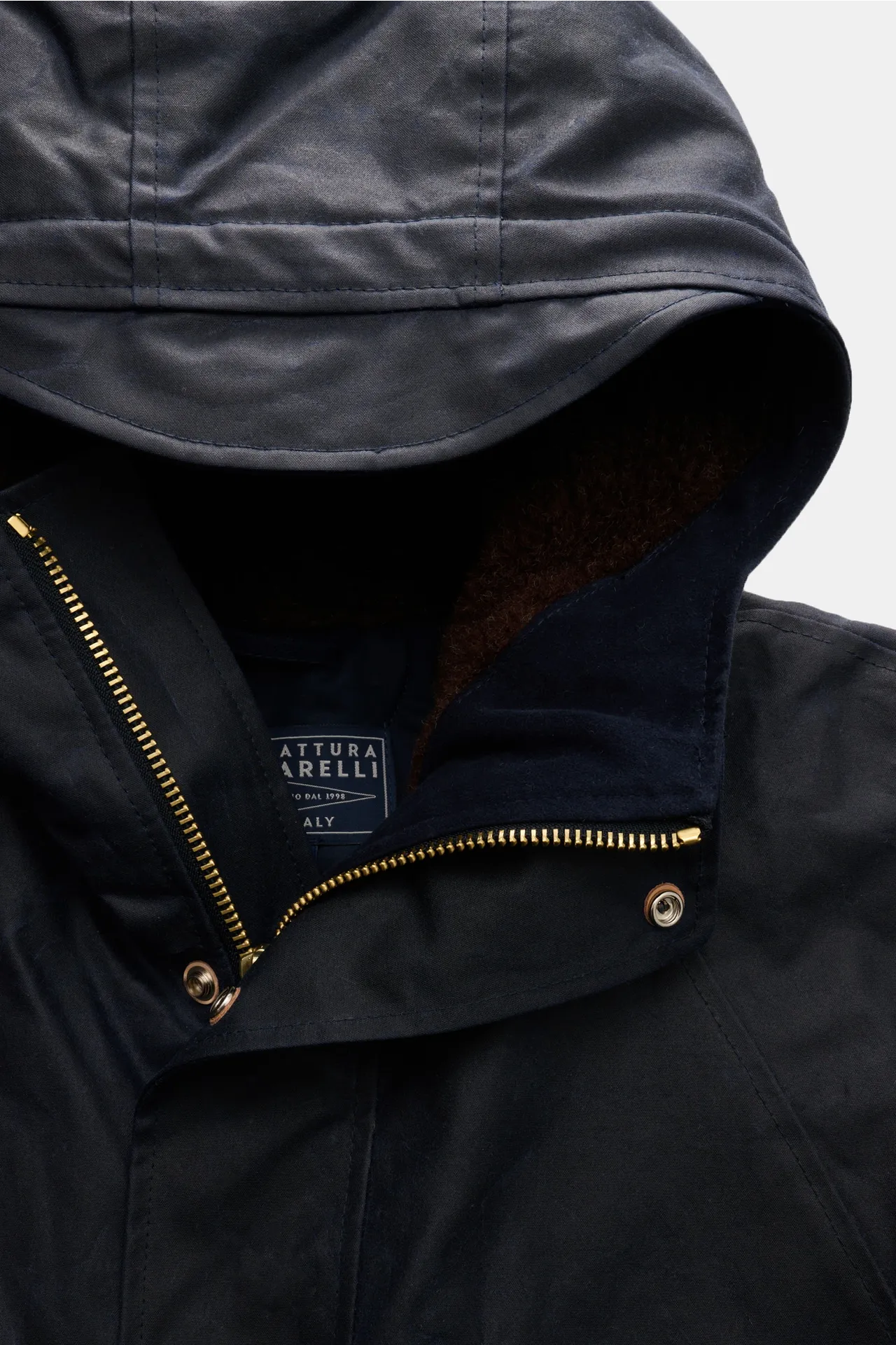 Manifattura Ceccarelli - Herren - Wachsparka 'Mountain' navy – Bild 3