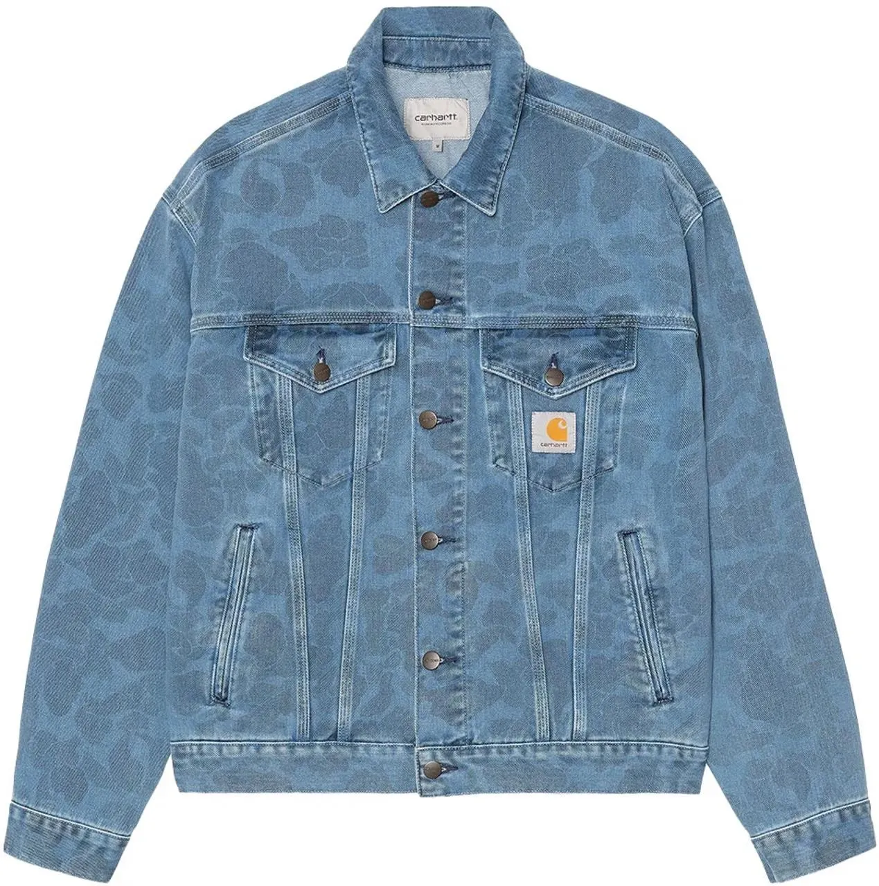 CARHARTT - duck helston jacket - Größe M - blau CARHARTT - duck helston jacket - Größe M - blau