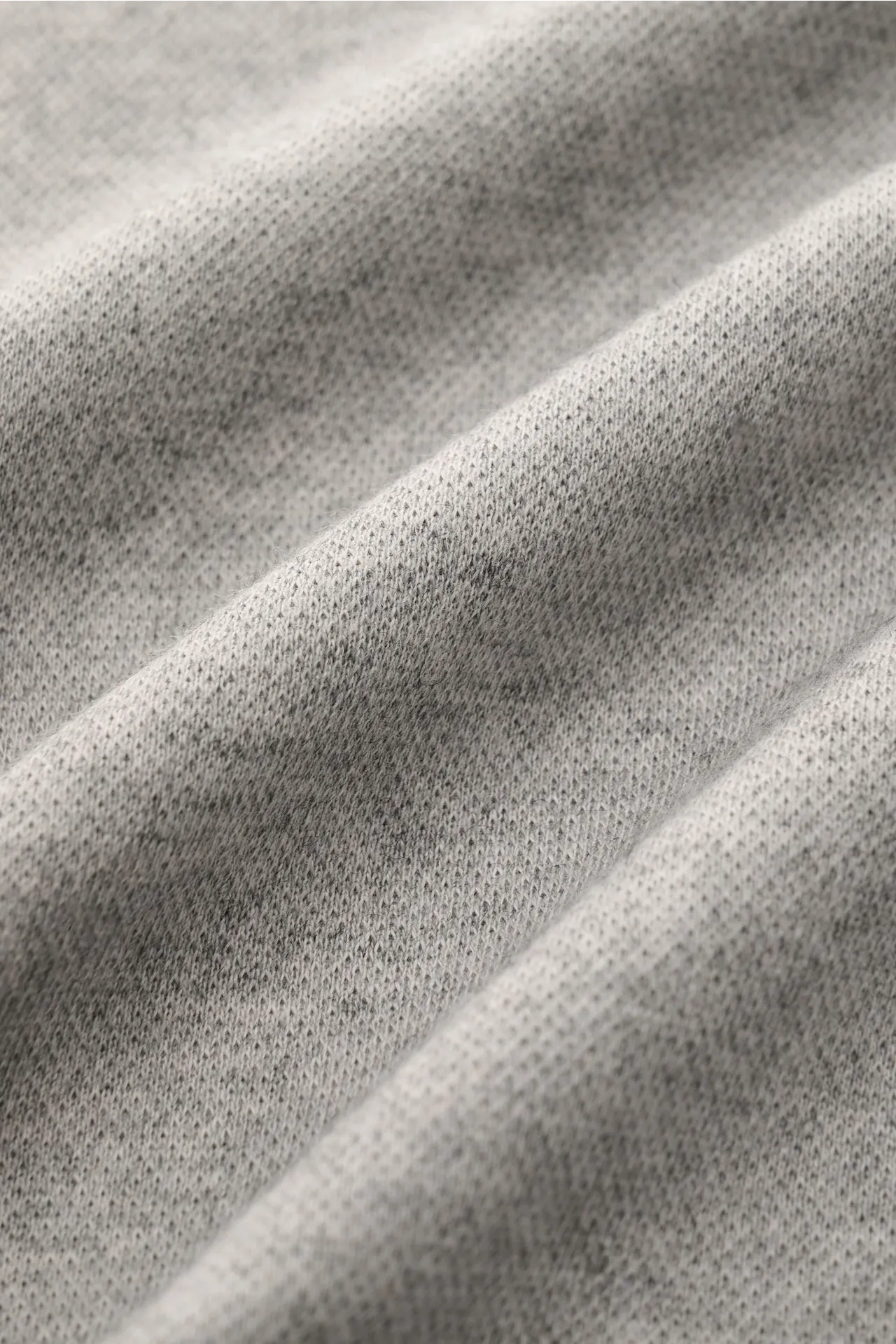 The Product is the Hero - Herren - Longsleeve-Poloshirt grau meliert – Bild 4