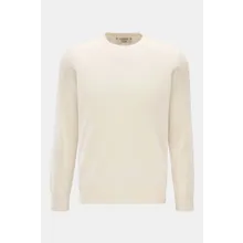 Fioroni - Herren - Cashmere Rundhalspullover creme Fioroni - Herren - Cashmere Rundhalspullover creme