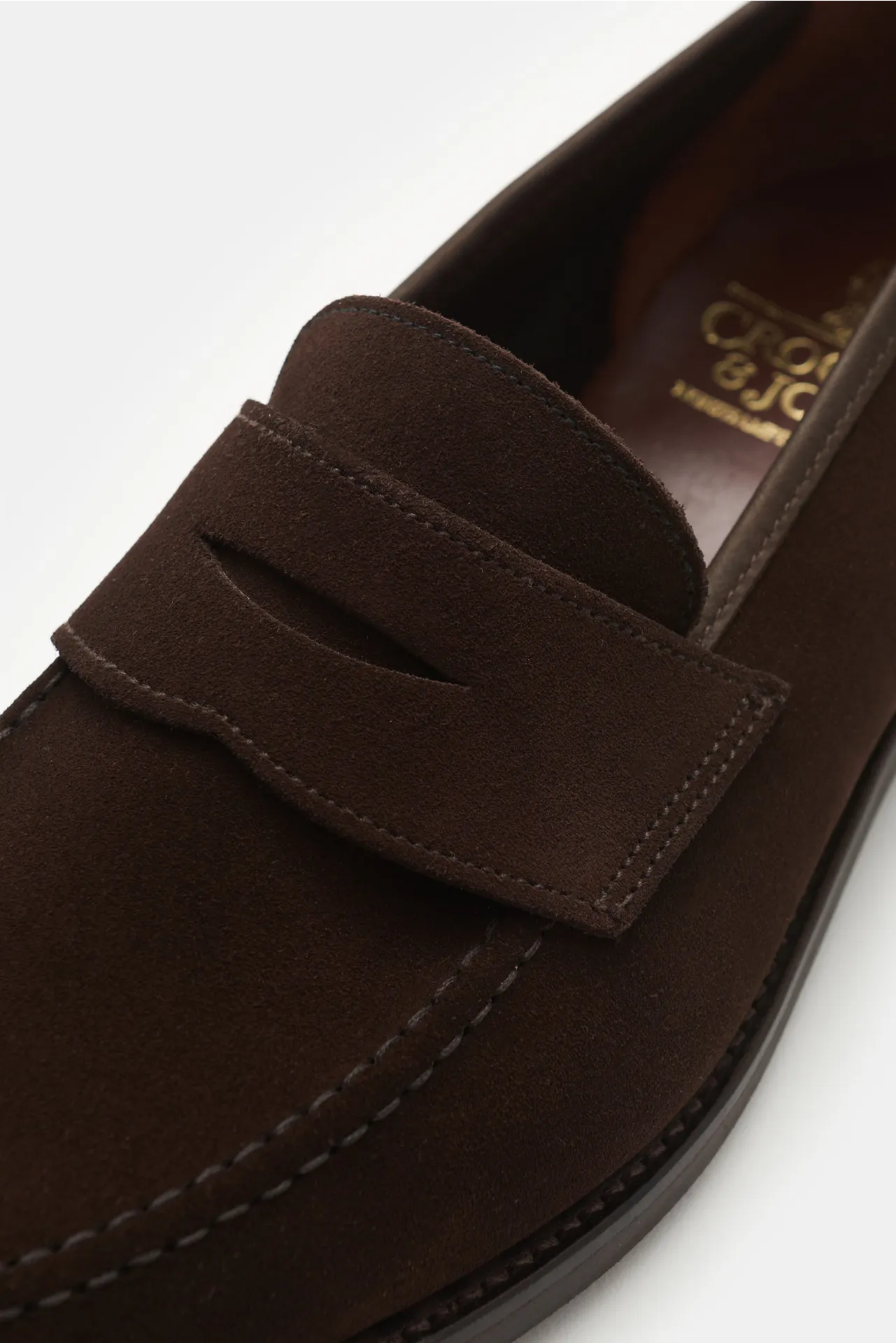 Crockett & Jones - Herren - Penny Loafer 'Harvard' dunkelbraun – Bild 3