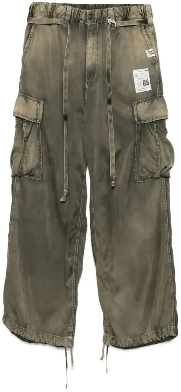 Maison Mihara Yasuhiro - Satin Cargo Pants Khaki - Größe 36 - grau Maison Mihara Yasuhiro - Satin Cargo Pants Khaki - Größe 36 - grau