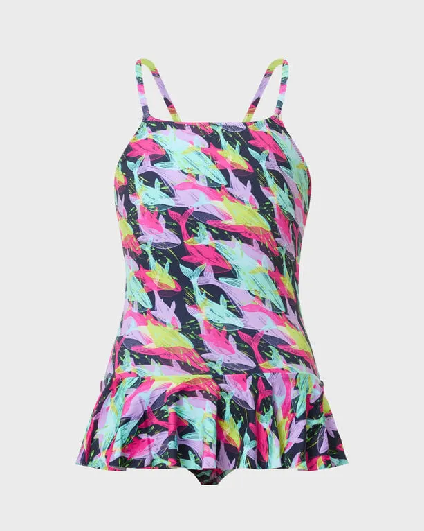 Vilebrequin - Whales Offset Badeanzug Für Mädchen - Bademode - Grilly - Blau - Größe 10 Vilebrequin - Whales Offset Badeanzug Für Mädchen - Bademode - Grilly - Blau - Größe 10