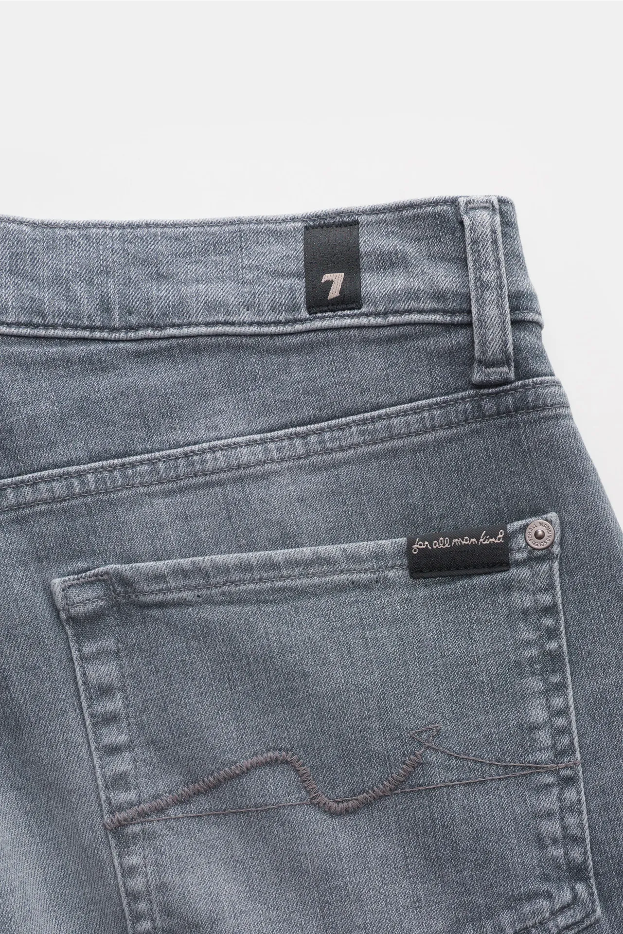 7 for all mankind - Herren - Jeans 'Slimmy Tapered' hellgrau – Bild 2