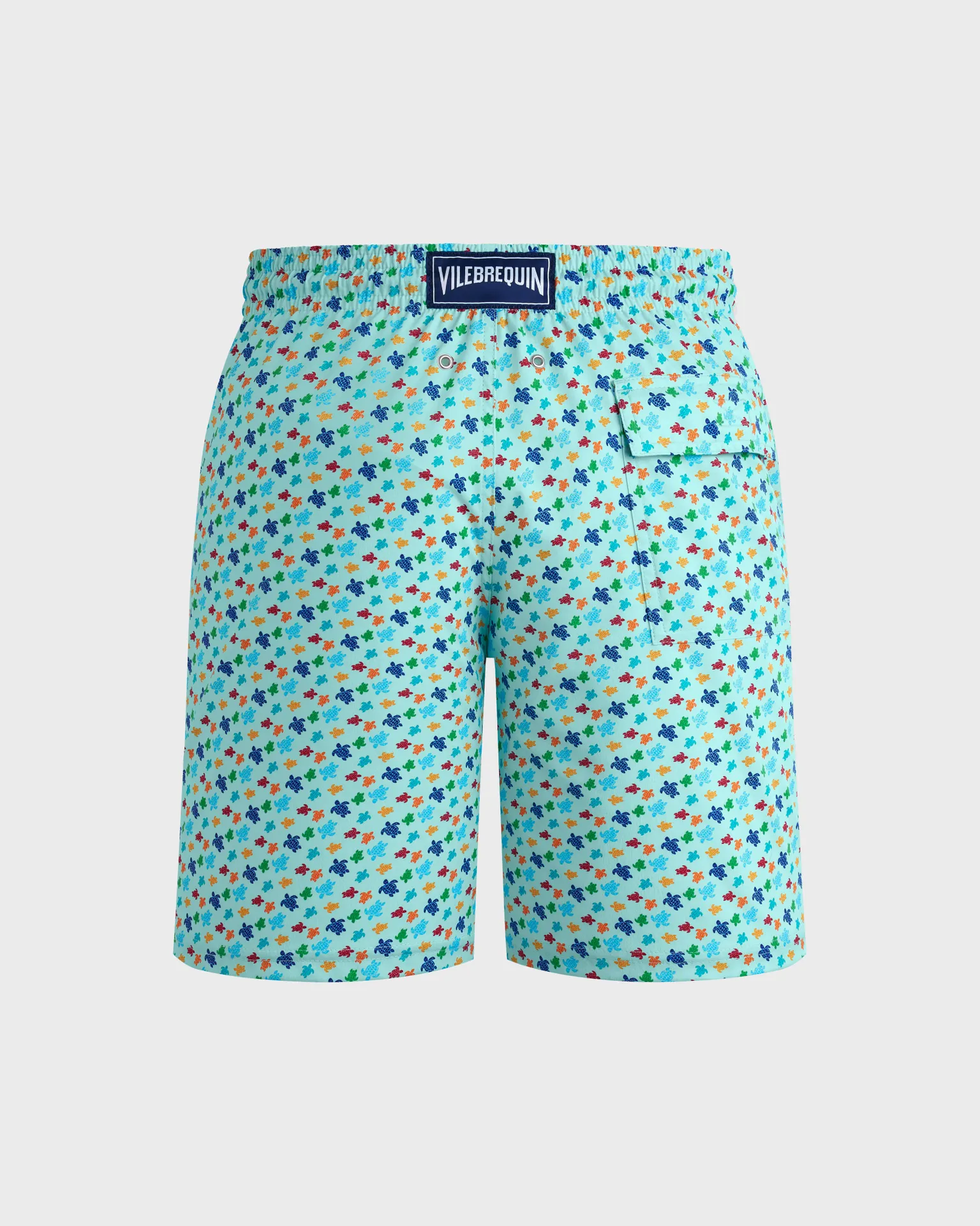 Vilebrequin - Lange Micro Ronde Des Tortues Rainbow Stretch-badeshorts Für Herren - Bademode - Okorise - Blau - Größe XXL – Bild 2