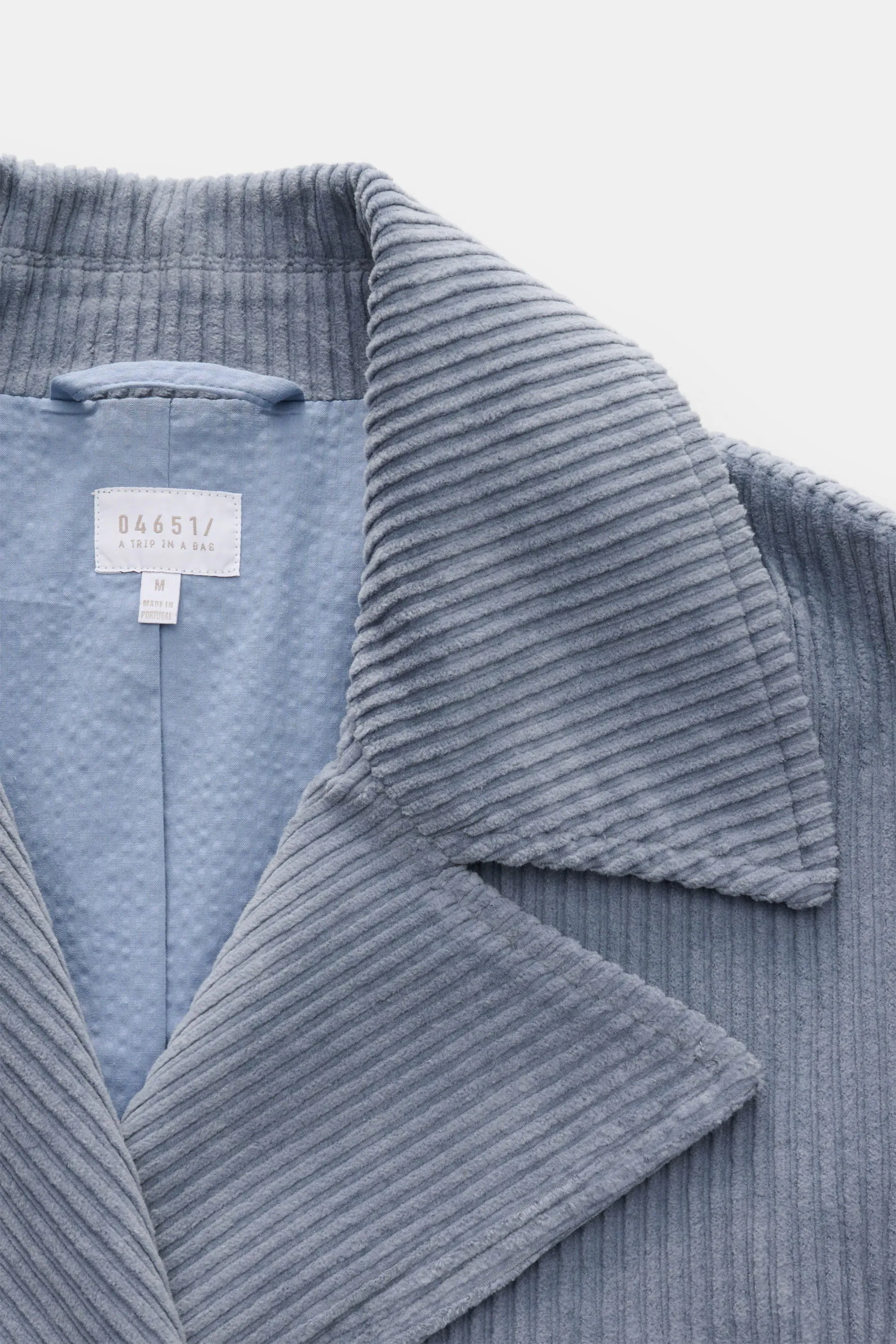 04651/ A trip in a bag - Herren - Cord-Cabanjacke rauchblau – Bild 3