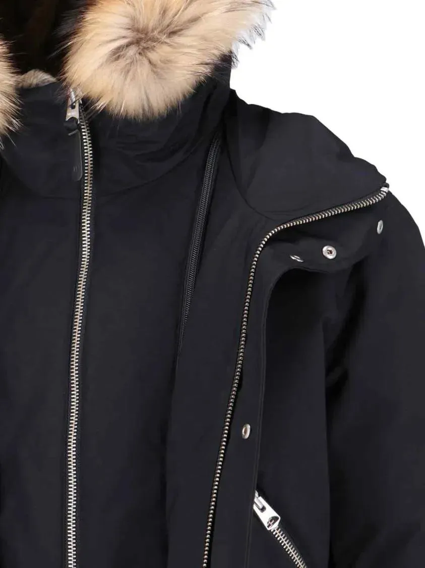 Mackage - Layered Jacket With Removable Hood - Größe 42 - schwarz – Bild 3