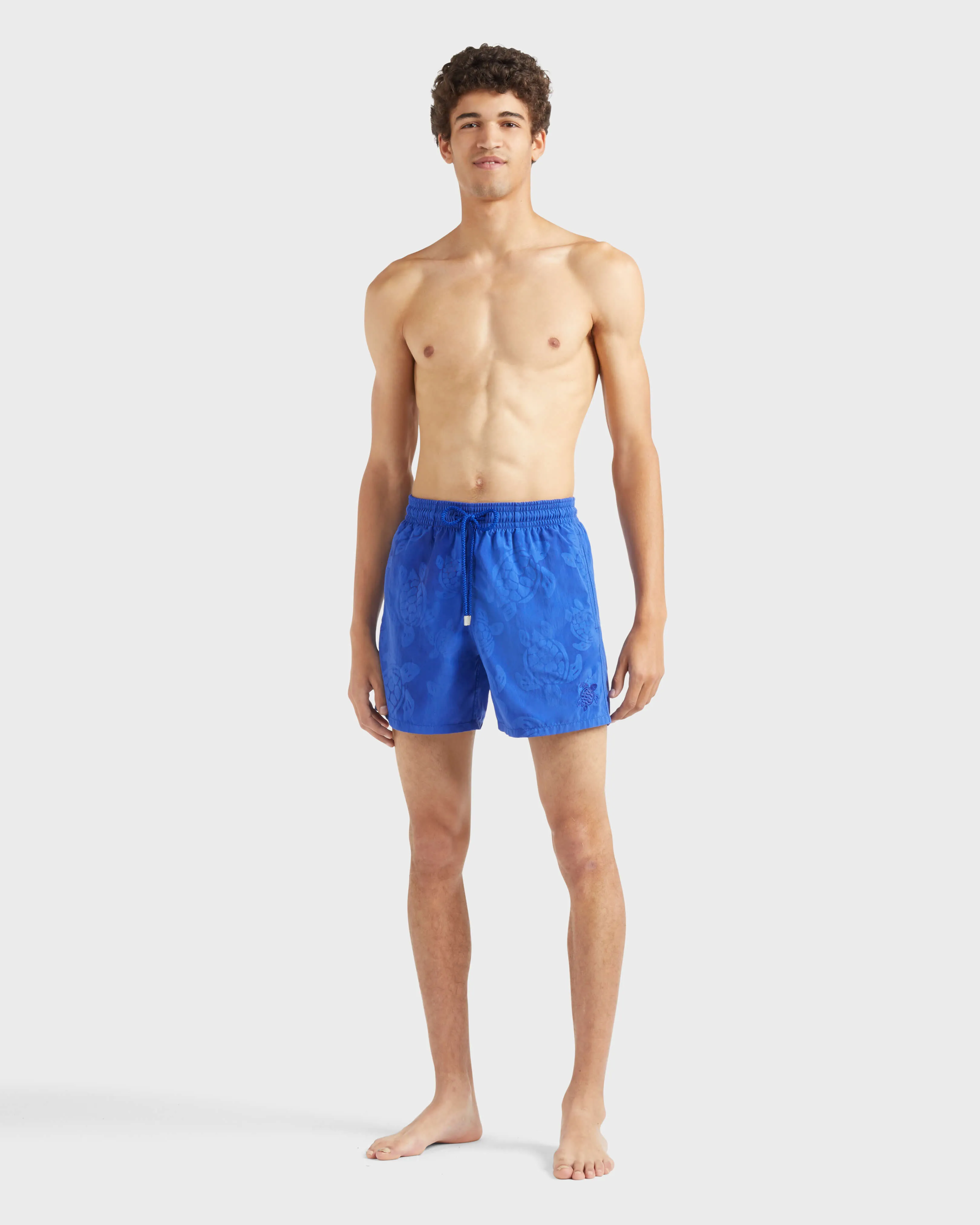 Vilebrequin - Mit Wasser Reagierende Ronde Des Tortues Maxi Badeshorts Für Herren - Bademode - Moorea - Blau - Größe XL – Bild 6