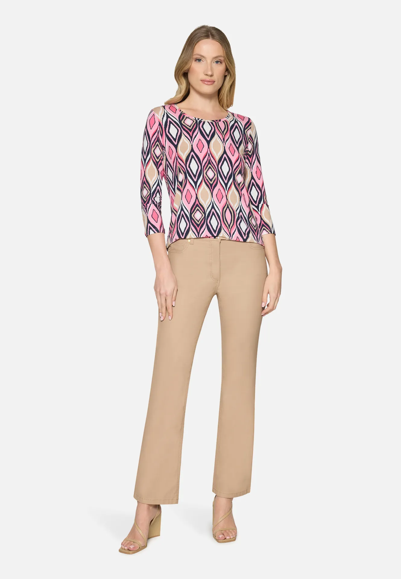 Basic Shirt mit Print – Bild 2