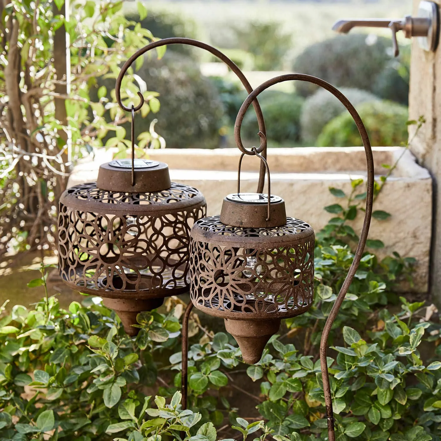 Solar-Laterne 2er Set Robelline – Bild 4