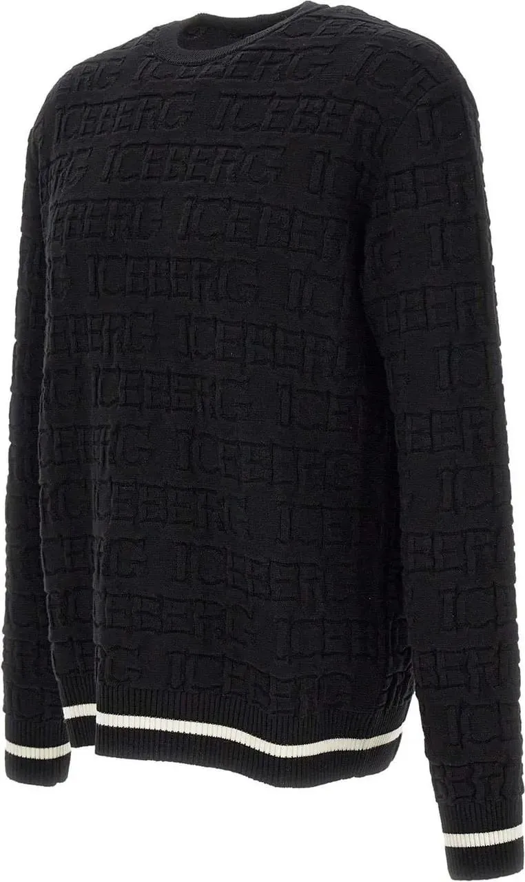 Iceberg - Sweaters Black - Größe XL - schwarz – Bild 4