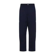 Mordecai - Straight-Cut Blue Trousers With Contrasting Stripe - Größe L - schwarz Mordecai - Straight-Cut Blue Trousers With Contrasting Stripe - Größe L - schwarz