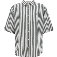 Acne Studios - Acne Studios Short Sleeve Shirt - Black/white - Größe 42 - weiß Acne Studios - Acne Studios Short Sleeve Shirt - Black/white - Größe 42 - weiß