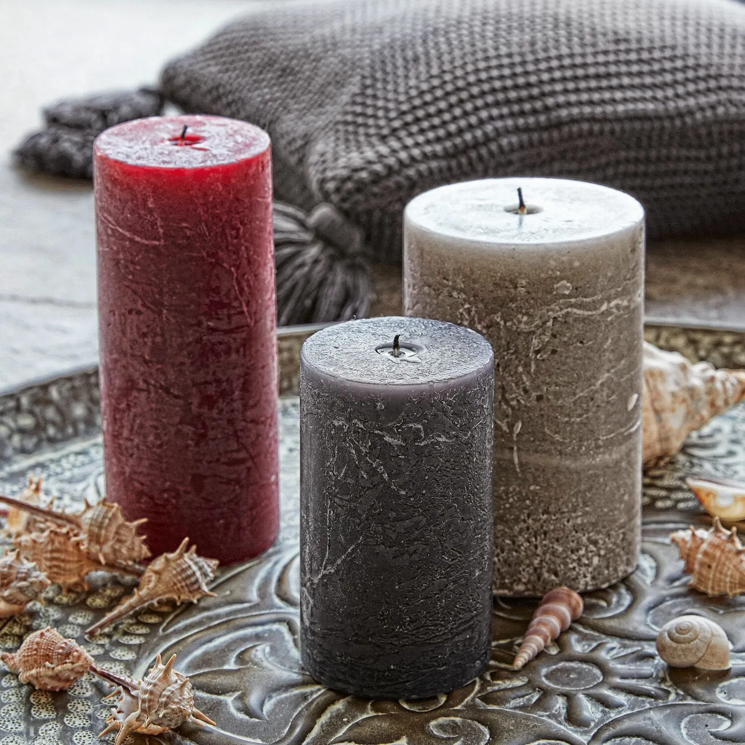 Kerze 3er Set Pretin – Bild 5