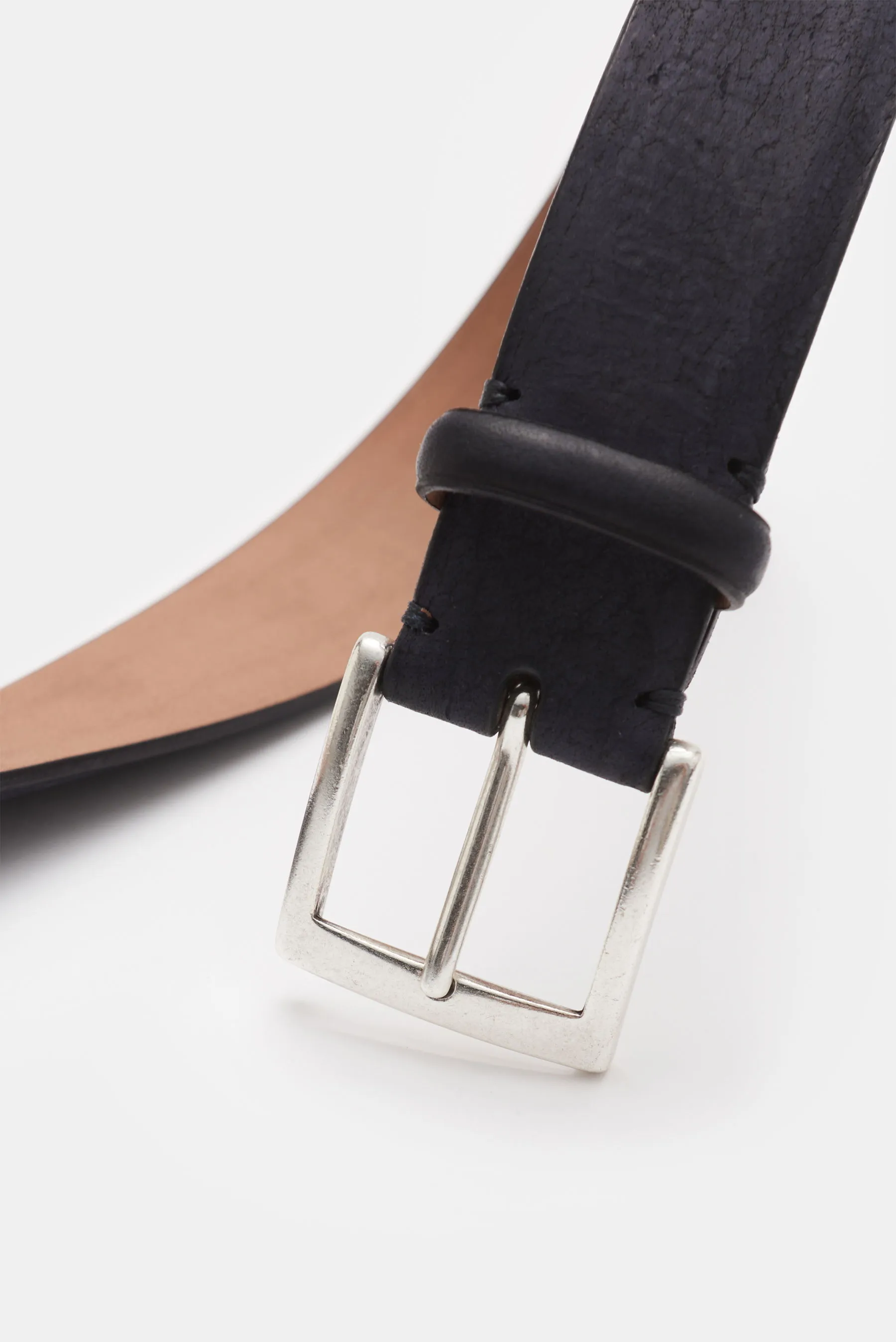 Fausto Colato - Herren - Gürtel Antilopenleder anthrazit – Bild 2