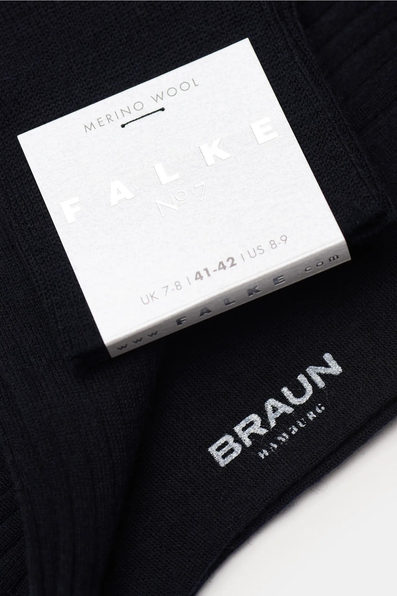 Falke - Herren - Kniestrumpf 'No. 7' dunkelblau – Bild 2