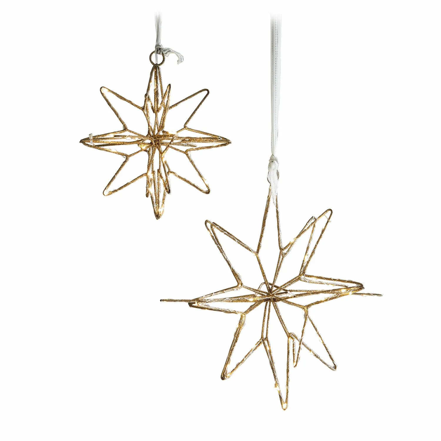 LED-Stern 2er Set Pérole – Bild 3