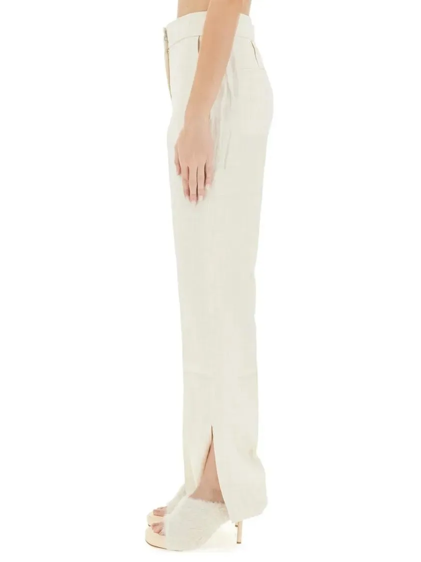 Jacquemus - Tibau Pants - Größe 40 - weiß – Bild 3