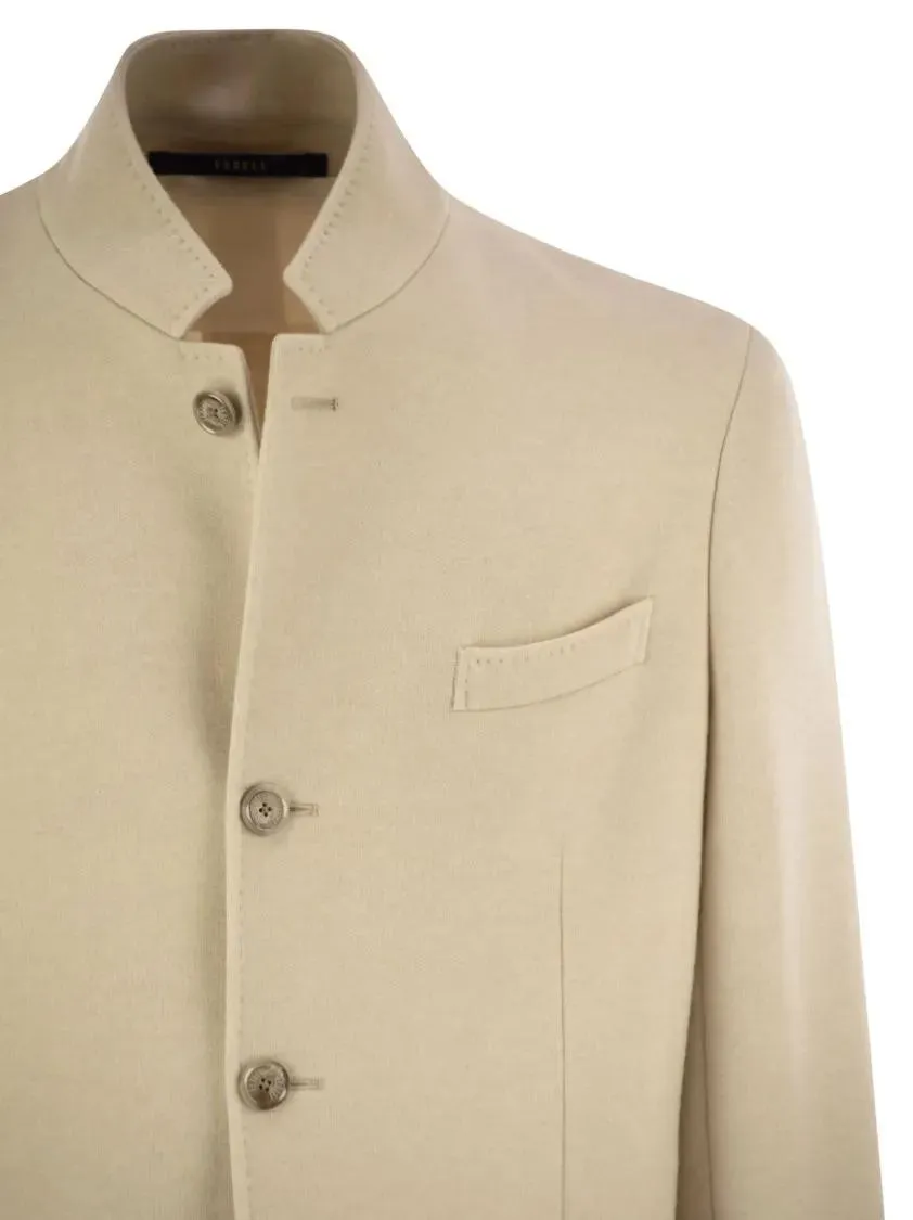 Fedeli - Damon - Double Flanel Cashmere Blazer - Größe 52 - beige – Bild 2