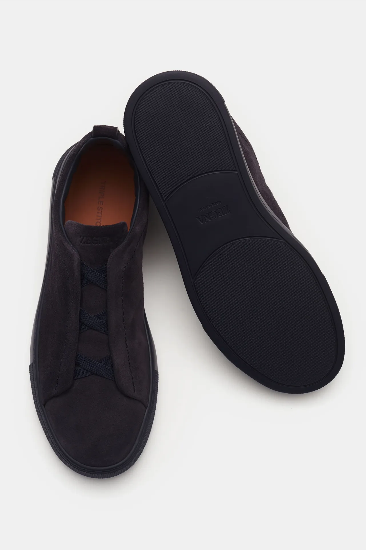 Zegna - Herren - Slip-on-Sneaker 'Triple Stitch' anthrazit – Bild 2