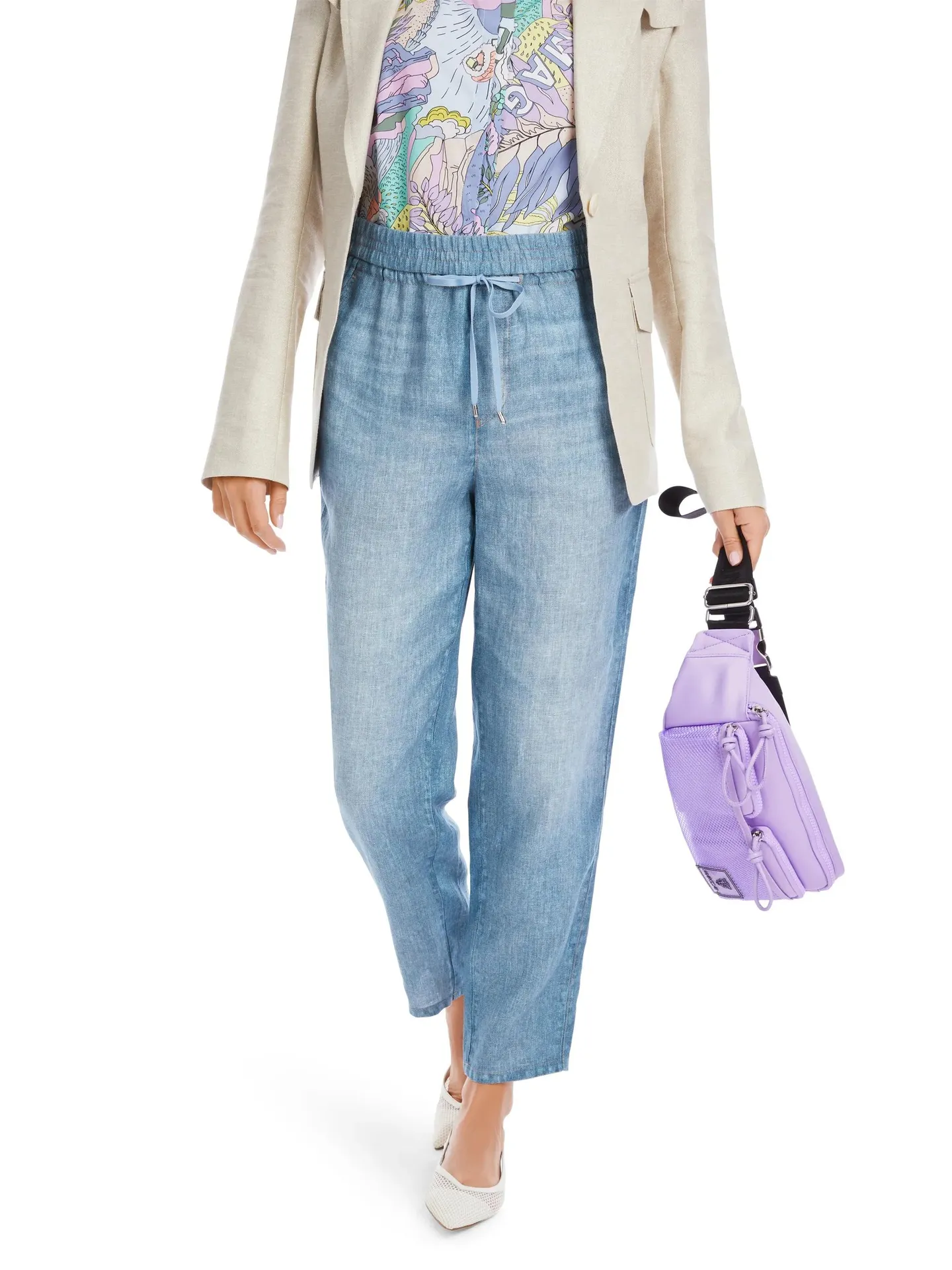 Marc Cain - Hose RHODOS - Größe 38 - blau – Bild 2