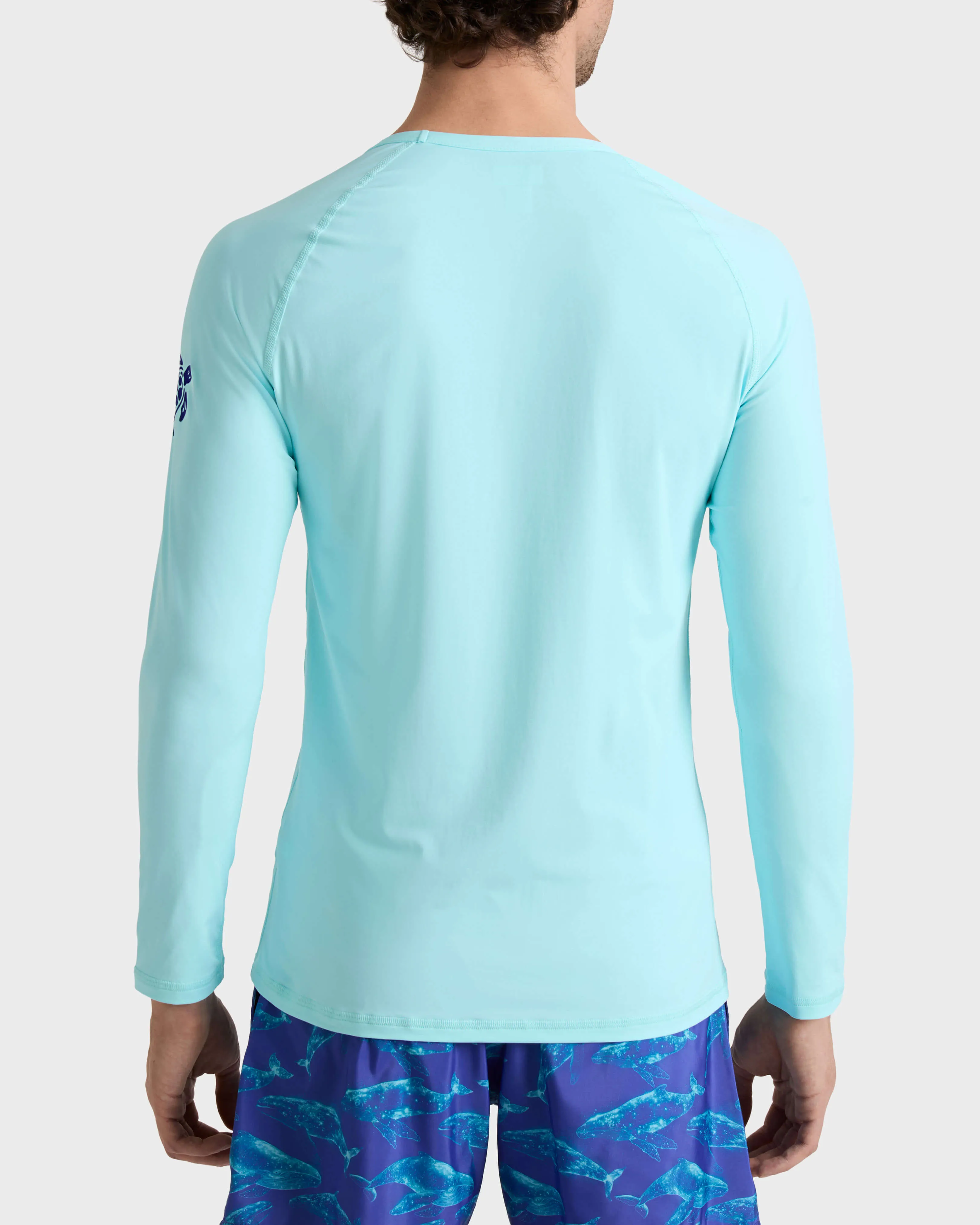 Vilebrequin - Langärmeliger Turtle Rashguard Mit Uv-schutz Für Herren - Rashguard - Regulary - Blau - Größe S – Bild 4