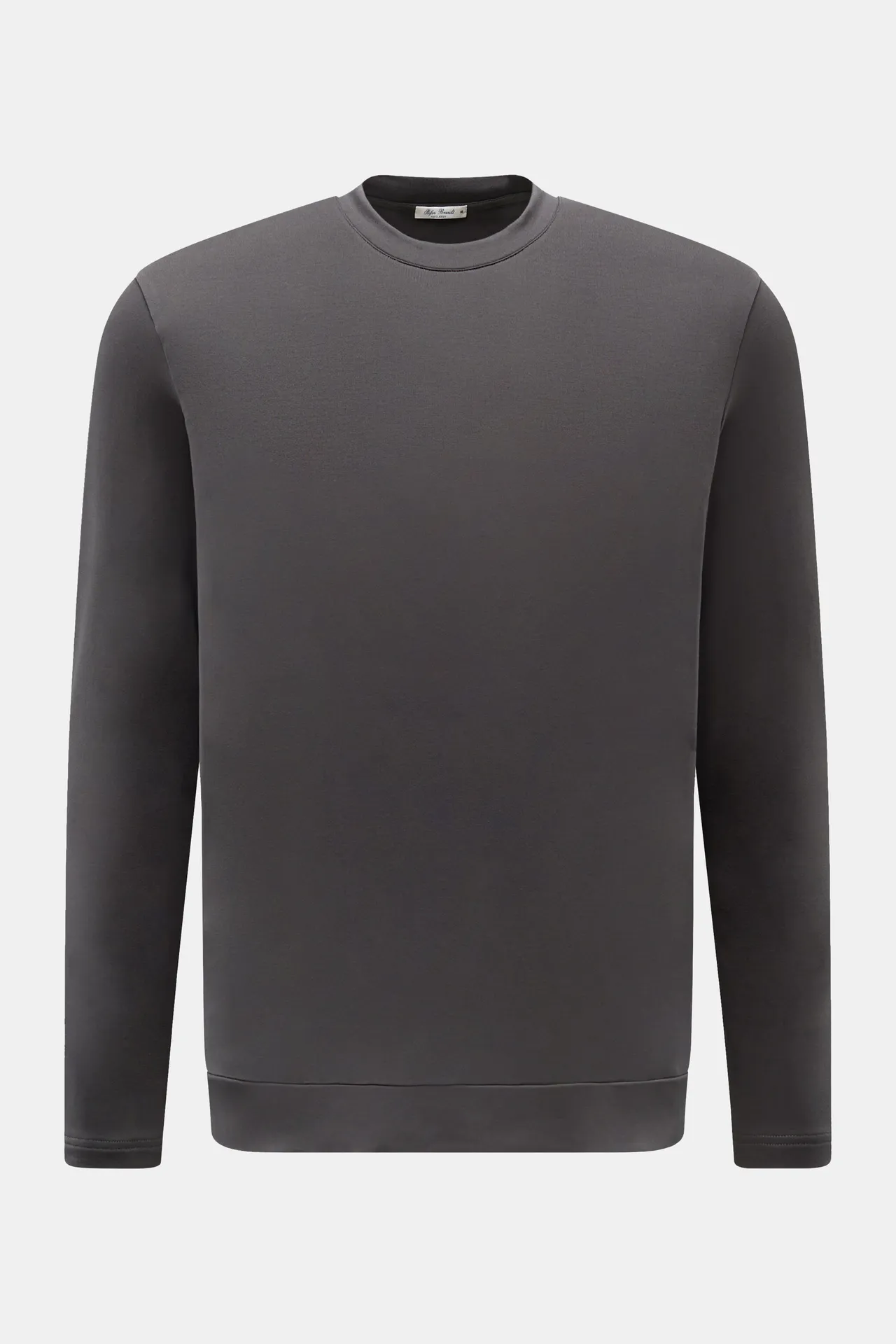 Stefan Brandt - Herren - Rundhals-Longsleeve %27Eder%27 dunkelgrau Stefan Brandt - Herren - Rundhals-Longsleeve %27Eder%27 dunkelgrau