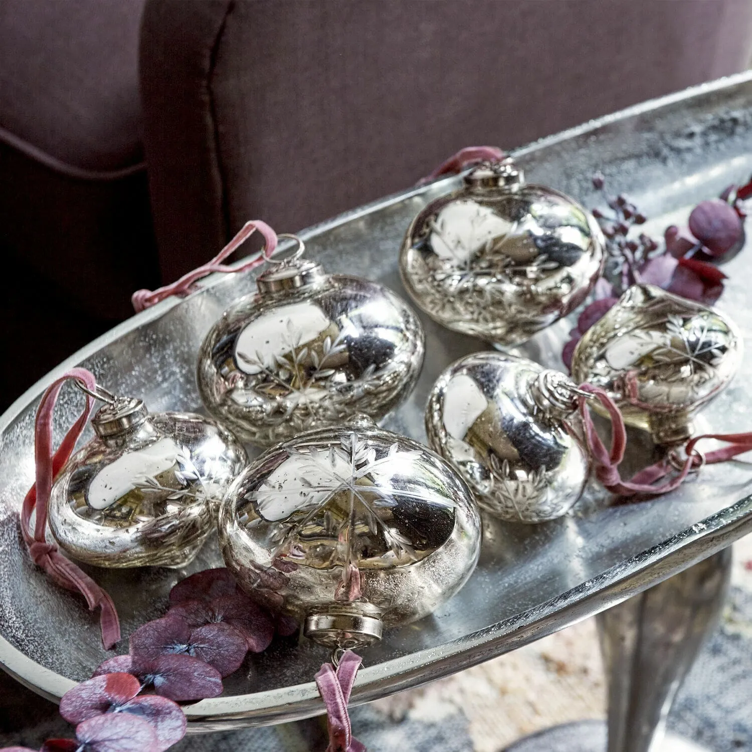 Weihnachtskugeln 6er Set Isaulie – Bild 2