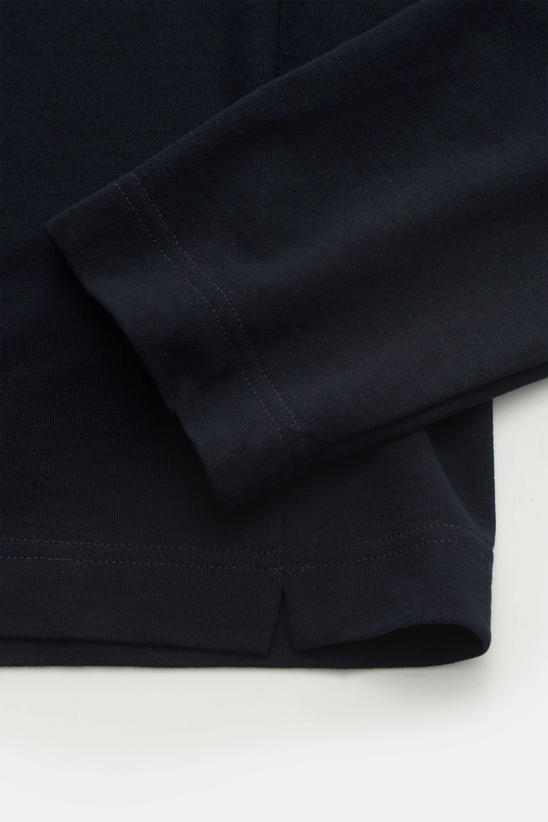 Zanone - Herren - Rundhals-Longsleeve schwarz – Bild 3