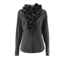 VAN LAACK - Bluse Modern Fit Uni - Größe 44 - schwarz VAN LAACK - Bluse Modern Fit Uni - Größe 44 - schwarz