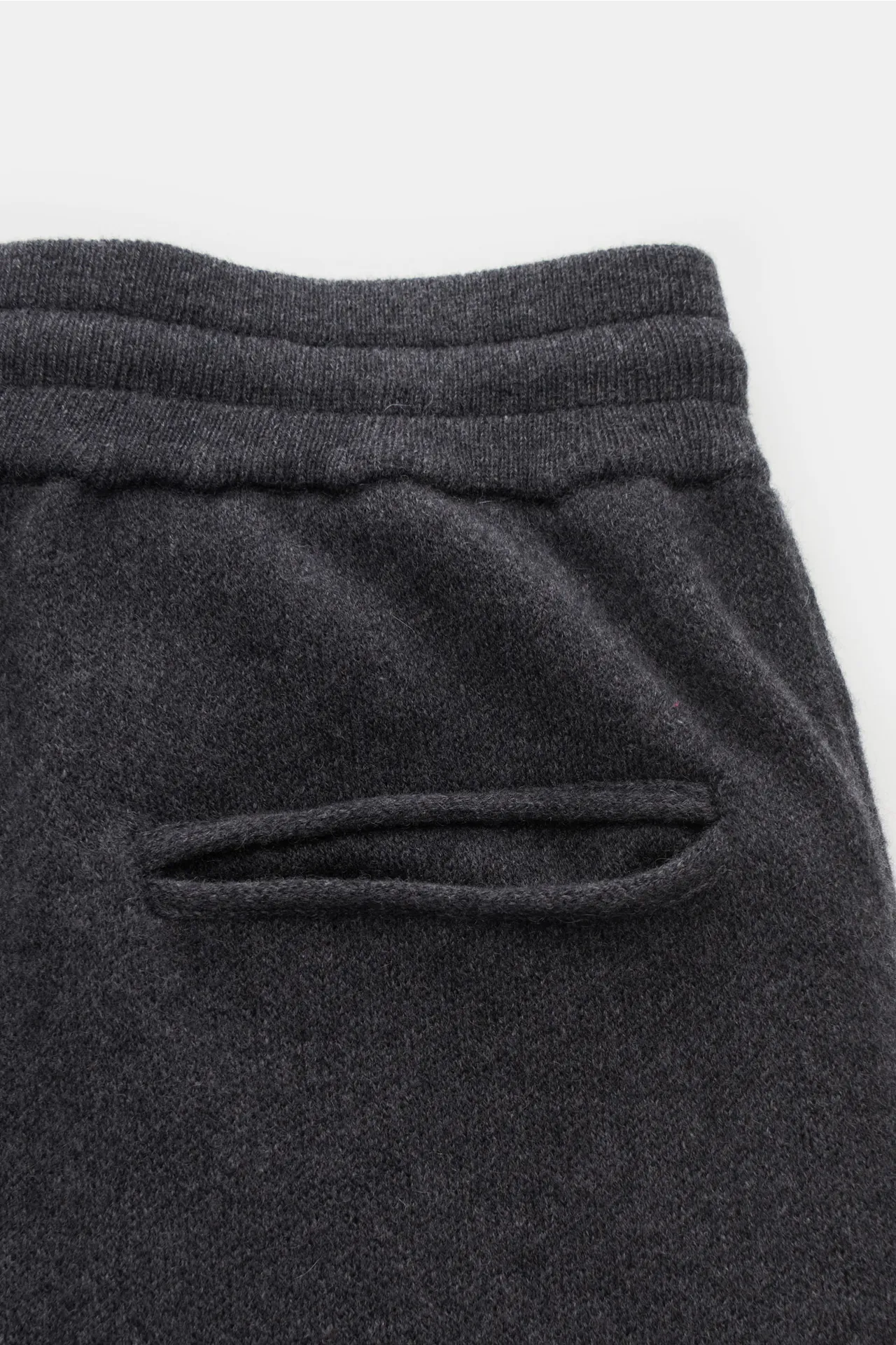 von Braun - Herren - Cashmere Cargo-Jogpants anthrazit – Bild 2